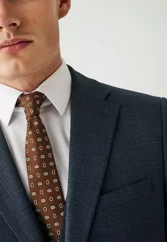 Пиджак SKINNY FIT CHECK Next, синий