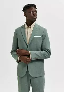 Пиджак SLH Selected Homme, светло-зеленый/меланж