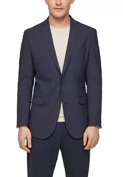 Пиджак SLIM FIT s.Oliver BLACK LABEL, темно-синий
