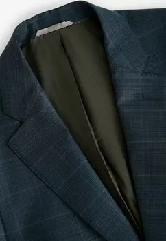 Пиджак SLIM FIT TEXTURED CHECK Next, синий