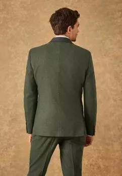 Пиджак SLIM FIT TRIMMED DONEGAL Next, зеленый
