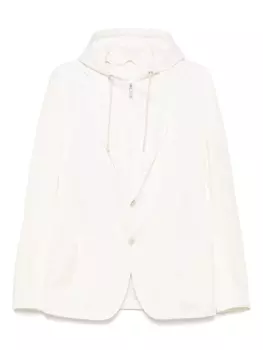 Пиджак со съемной манишкой Eleventy, нейтральный