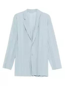 Пиджак со складками Homme Pliss Issey Miyake, синий