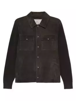 Пиджак со вставками Herno, коричневый