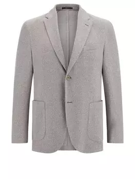 Пиджак стандартного кроя Boggi Milano, пятнистый серый