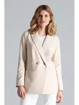 Пиджак стандартного кроя Figlfigl, бежевый