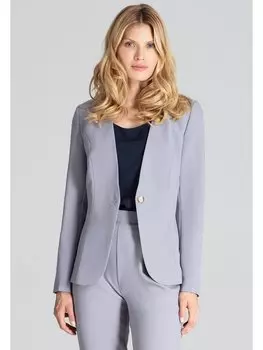 Пиджак стандартного кроя Figlfigl, серый