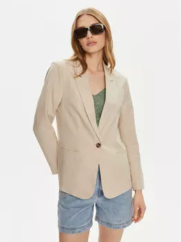 Пиджак стандартного кроя Jdy, бежевый