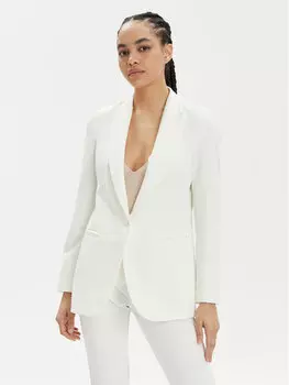 Пиджак стандартного кроя Kontatto, белый