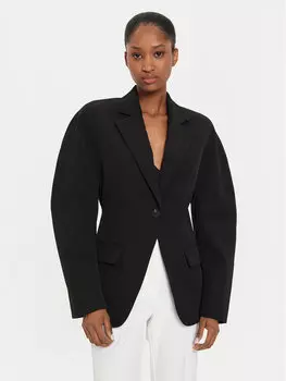 Пиджак стандартного кроя Kontatto, черный