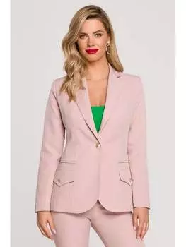 Пиджак стандартного кроя Makover, розовый