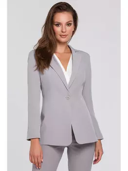 Пиджак стандартного кроя Makover, серый