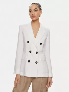 Пиджак стандартного кроя Marella, белый