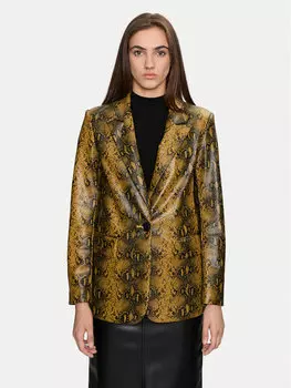 Пиджак стандартного кроя Sisley, коричневый