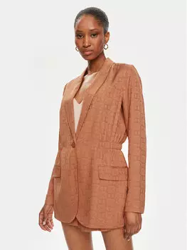 Пиджак стандартного кроя Twinset, оранжевый
