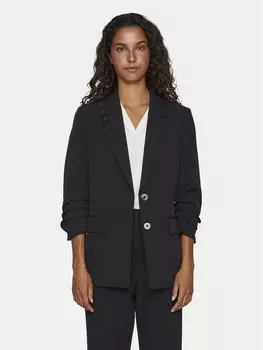 Пиджак стандартного кроя Vila, черный