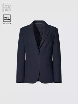 Пиджак-Стрейч Uniqlo, синий