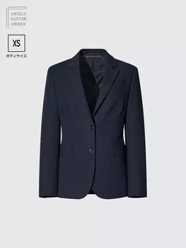 Пиджак-Стрейч Uniqlo, синий