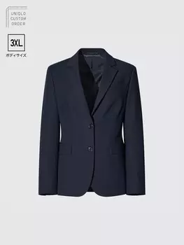 Пиджак-Стрейч Uniqlo, синий