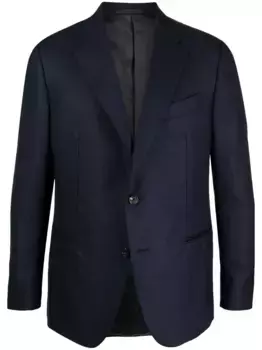 Пиджак строгого кроя Caruso, синий