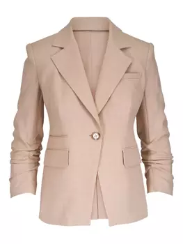 Пиджак строгого кроя Veronica Beard, нейтральный