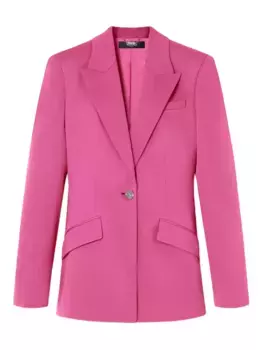 Пиджак строгого кроя VERSACE, розовый