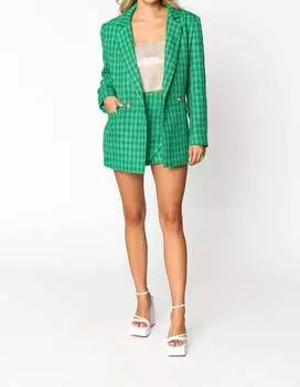 Пиджак свободного кроя Avery зеленого цвета BUDDYLOVE