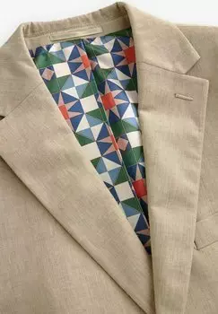 Пиджак TAILORED FIT REGULAR FIT Next, бежевый