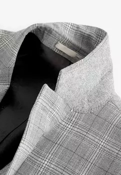 Пиджак TAILORED FIT TEXTURED Next, серый