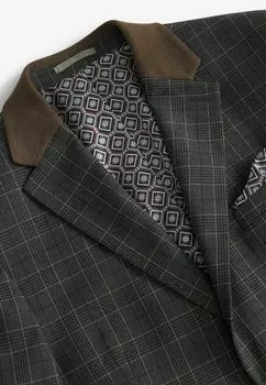 Пиджак TAILORED FIT TEXTURED Next, серый