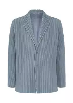 Пиджак tailored pleats 1 Homme Pliss Issey Miyake, синий