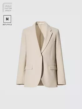 Пиджак Uniqlo, бежевый
