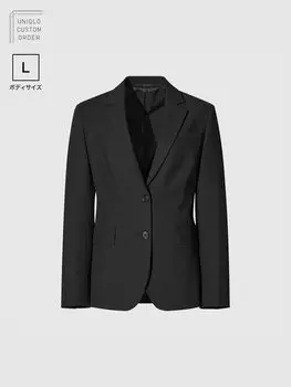 Пиджак Uniqlo, черный