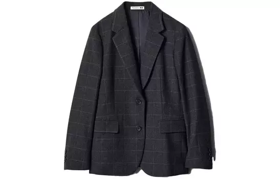 Пиджак Uniqlo + Jw Anderson Co-Branded Series, темно-серый