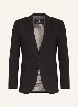 Пиджак узкого кроя Aidan Strellson, черный