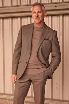 Пиджак узкого кроя из итальянской ткани Signature Marzotto Next, коричневый