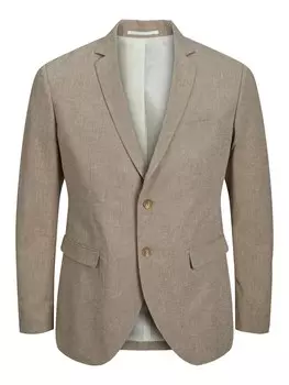 Пиджак узкого кроя JACK & JONES Riviera, темно-бежевый