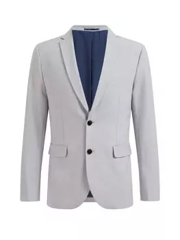 Пиджак узкого кроя We Fashion, светло-серый