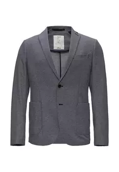 Пиджак VAN MET TWO-TONE LOOK s.Oliver BLACK LABEL, темно-синий