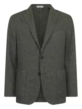 Пиджак в клетку Boglioli, серый