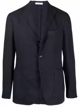 Пиджак в клетку Boglioli, синий