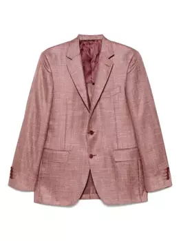 Пиджак в клетку Canali, розовый