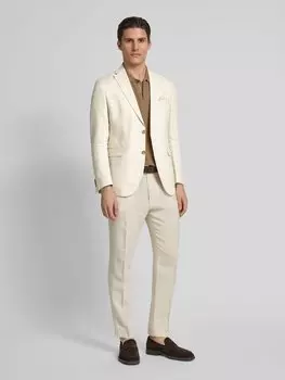 Пиджак в клетку модель «Пол» CG - Club of Gents, бежевый