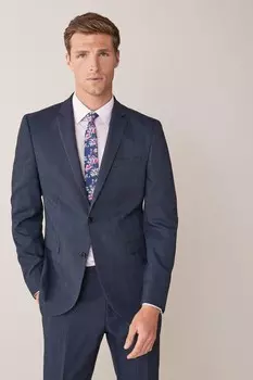 Пиджак в клетку Next, синий