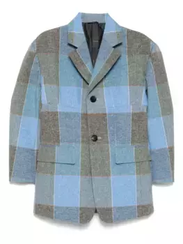 Пиджак в клетку Toga, синий