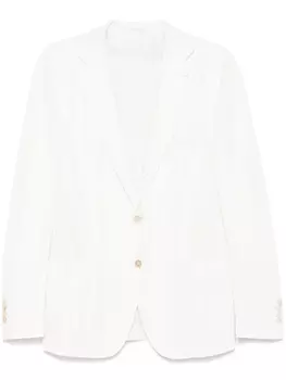 Пиджак в полоску Eleventy, белый