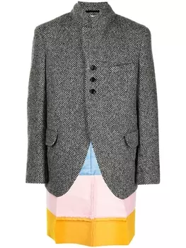 Пиджак в стиле колор-блок Comme des Garons Homme Plus, серый