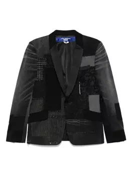 Пиджак в технике пэчворк Junya Watanabe MAN, черный