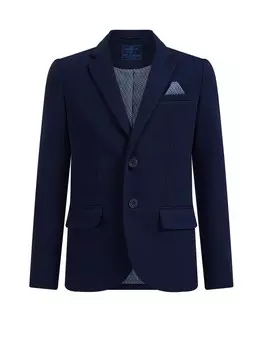Пиджак We Fashion, темно-синий