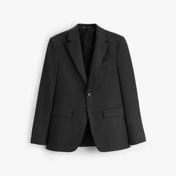 Пиджак Zara Bird’s-Eye Suit, темно-серый